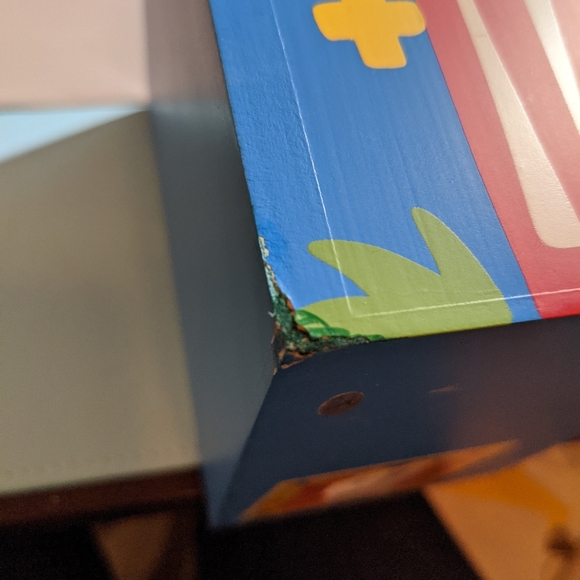 Hand Painted Wooden Dog Treat Container 8.5"H x 7"W - Picture 2 of 9